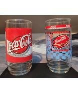 Set Of 2 Red Classic Coca-Cola Glasses  - $9.95