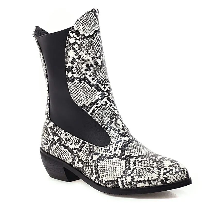 Lsewilly 2020 Autumn Women&#39;s Ankle Boots Lady&#39;s  Round Toe Block Heel Bootie  Pr - £88.22 GBP