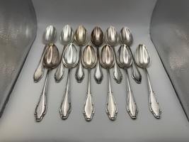 Set of 12 Vintage Wellner Germany Silverplate 8 1/2&quot; Tablespoons WLN4 - $119.99