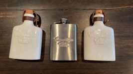 Canadian Club Whisky 4 Oz Flask Lot Of 3 - £17.37 GBP