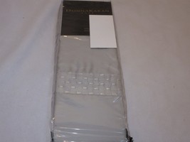 2 Donna Karan Essential Silky Stripe King Platinum Shams - $96.95