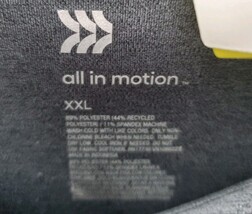 All In Motion Women's XXL Zip-Front Jacket Heathered Black Zipper Pockets image 5