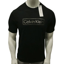 Nwt Calvin Klein Msrp $59.99 Men&#39;s Black Crew Neck Short Sleeve T-SHIRT M L Xl - £19.41 GBP