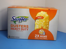 Swiffer Dusters Heavy Duty Box Contains 6 Dusters New Sealed (O) - £14.00 GBP