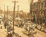 RPPC Old Home Week Parade Punxsutawney Pennsylvania PA 1909 - $104.89