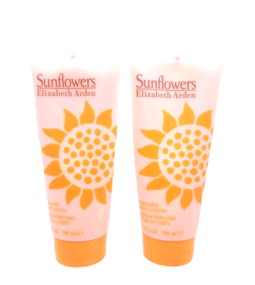 LOT OF 2 Elizabeth Arden Sunflowers Perfumed Body Lotion 3.3oz each - $18.80
