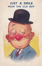 Humor Bamforth Comic Postcard Just A Smile From The Old Boy N18 - £2.36 GBP