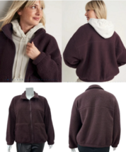 Old Navy Women&#39;s Sherpa Jacket 3X Plum Wine NWT - £23.67 GBP