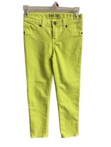 Cherokee Girls Neon Yellow Skinny Jeans Size 10 EUC - £4.57 GBP
