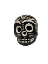 Sugar Skull Mexican Folk Art  Hand Painted Colorful  2.5”T 4”W - £5.42 GBP