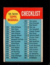 1963 TOPPS #362 CHECKLIST 353-429 GOOD (MK) *X71060 - $2.70