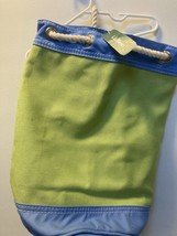 L. L. Bean Boat &amp; Tote Cross Body Duffle Bag  Light Green Blue Rare NEW ... - $71.06