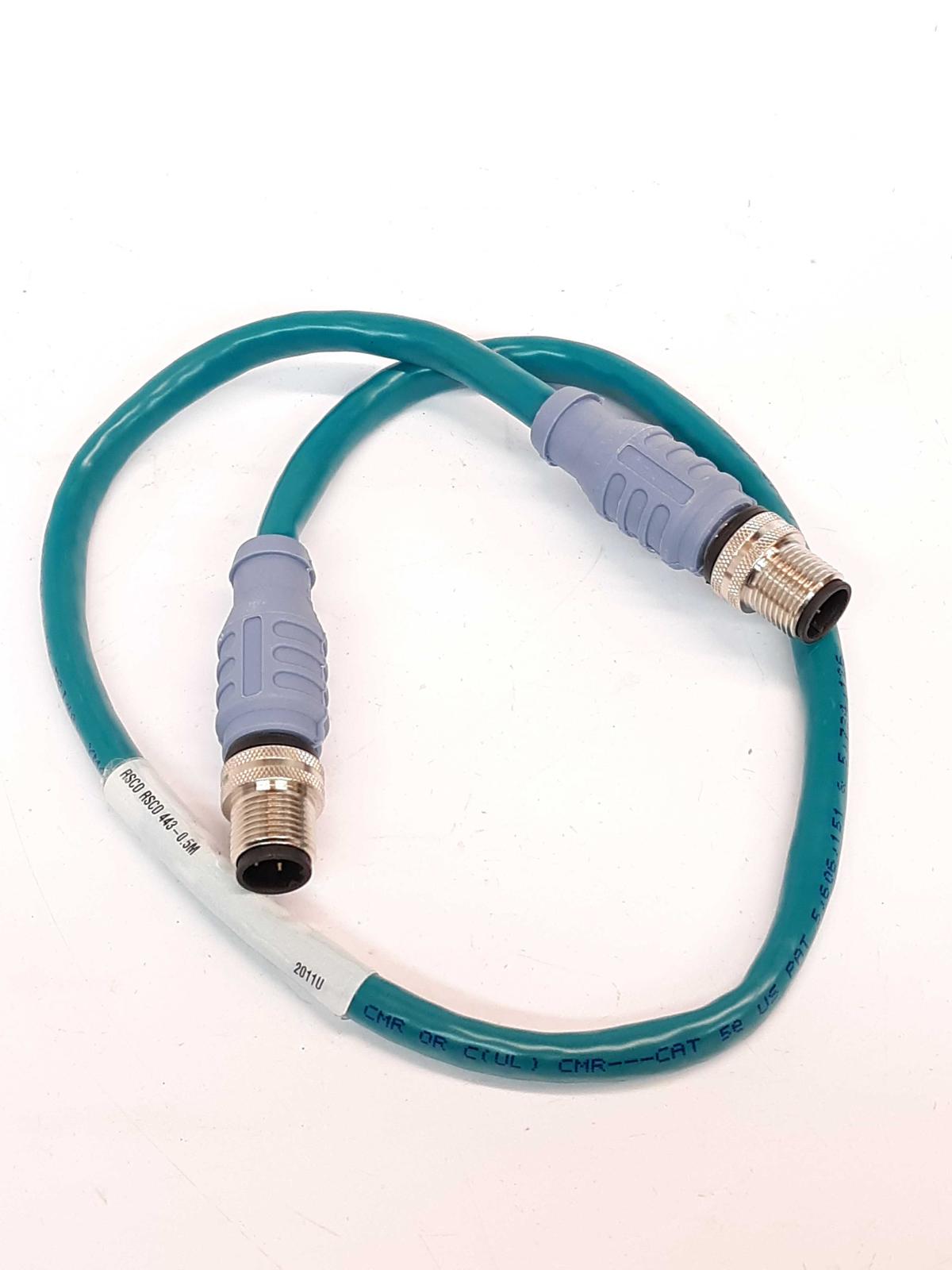 Turck RSCD RSCD 443-0.5M Cordset Male Male 4-Pole 0.5 Meter Cable  - $13.99