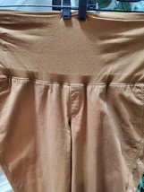 Old Navy Women&#39;s Brown Cotton Maternity Capri Pant Size X-Large - £25.57 GBP
