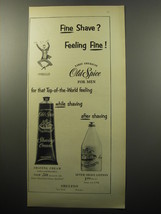 1951 Shulton Ad - Old Spice Shaving Cream and After Shave Lotion - Fine shave?  - £14.54 GBP