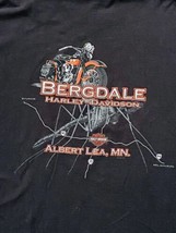 Vintage Harley Davidson T-Shirt - Bergdale Albert Lea, Minnesota - Size 2XL  - £14.50 GBP