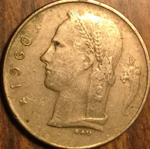 1960 Belgium 1 Franc Coin - £1.36 GBP