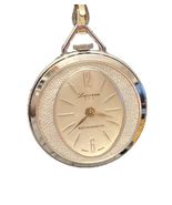 Lucerne Swiss Made 17 Jewel Ladies Pocket Watch Necklace Pendant - $30.26