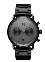  MVMT Starlight Blacktop Link Bracelet Chronograph Watch, 47mm BT01-BB - $199.95