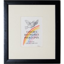 Congress of the People&#39;s of Peace by Pablo Picasso 1952 Vienna Poster Signed - £1,570.03 GBP