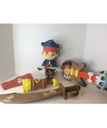 Disney Junior Jake And The Neverland Pirates Toy Lot Doll Guitar Sword T... - £38.62 GBP