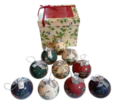 Tracy Porter Sweet Tidings 10 Piece Signed Hand Crafted Ornament Set 2004 - £18.99 GBP