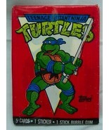 Vintage 1989 TOPPS TEENAGE MUTANT NINJA TURTLES Unopened Wax Pack of Car... - $20.37 CAD