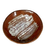 Patrick Norris Bowl Handmade Pottery in Brown Ceramic, 5.5&quot; Dia - $16.00