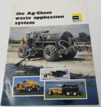 Ag-Chem Ag-Gator 1980 Sales Brochure Waste Application 2004 2505 3004 Sl... - $18.95