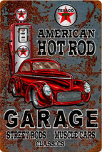 American Hot Rod Garage Texaco Metal Sign - £23.99 GBP