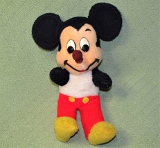 10&quot; Vintage Mickey Mouse California Stuffed Toys Disney Plush Sitting Doll - £7.48 GBP