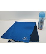 M) Mission Endura Cool Instant Cooling Mesh Blue Towel Reggie Bush Sergi... - £11.92 GBP