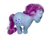 My Little Pony MLP Blue Belle Hasbro 2007 Anniversary Purple Pony with Pink Hair - £7.67 GBP