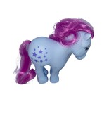 My Little Pony MLP Blue Belle Hasbro 2007 Anniversary Purple Pony with P... - $174.50 MXN