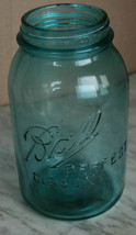 Vintage Ball Underscore Blue Perfect Mason Quart Jar #3D Canning Kitchen - £17.27 GBP