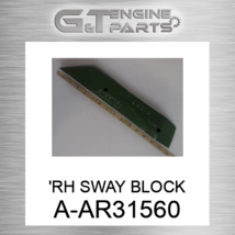 A-AR31560 &#39;rh Sway Block Fits John Deere (New Oem) - £113.03 GBP
