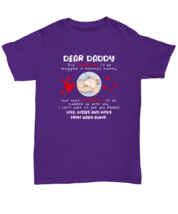 Dad T Shirt Dear Daddy Purple-U-Tee - £14.19 GBP