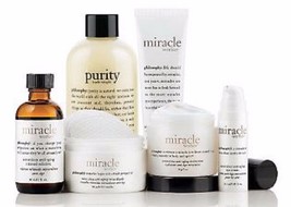 Philosophy Miracle Worker Neck Cream -PURITY-RETINOID PADS- Solution &amp; More! Kit - £110.58 GBP