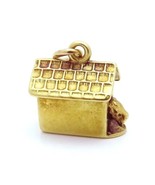 Vintage 1930s 14K Yellow Gold Scottie Dog in Doghouse Charm - £238.93 GBP