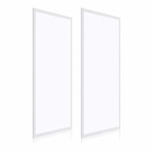 2 Pack 2x4FT Flush Mount LED Flat Panel Light 60W 6300LM 0-10V Dimmable ... - $185.00