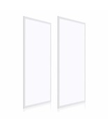 2 Pack 2x4FT Flush Mount LED Flat Panel Light 60W 6300LM 0-10V Dimmable ... - $185.00