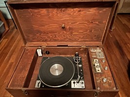 Vintage Custom Made Case for Dual 1249 Turntable with Speakers - £530.34 GBP