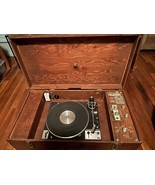 Vintage Custom Made Case for Dual 1249 Turntable with Speakers - $665.00