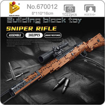 1:1 98K Sniper Rifle Model Building Blocks Set Bricks  Toys Collection 1... - £50.25 GBP