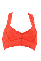 FREE PEOPLE Womens Bralette Galloon Cherry Blossom Red Size XS OB590924 - £27.48 GBP