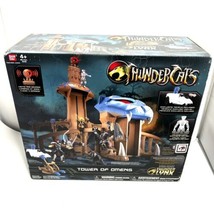 New 2011 Bandai Thundercats TOWER OF OMENS Playset w/ Vehicle &amp; TYGRA Fi... - £14.85 GBP