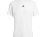 adidas Airchil Tee Pro Men&#39;s Tennis T-Shirts Sports Top White AsiaFit NW... - $75.51