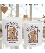 Golden Retriever Puppy Mug – Cute Dog Lover Coffee Cup, Pet Gift 11/15oz... - $11.87+