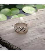 Sculpted Cable Band Ring 9mm David Yurman 925 Sterling Silver Size 7 - $445.50