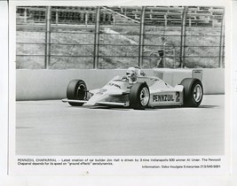 Jim Hall-Al Unser-#2-Chaparral-Indianapolis 500-B&amp;W-8x10-Racing Photo - £16.45 GBP